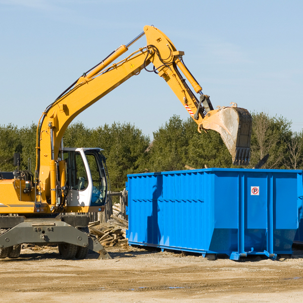 are there any restrictions on where a residential dumpster can be placed in Pen Argyl